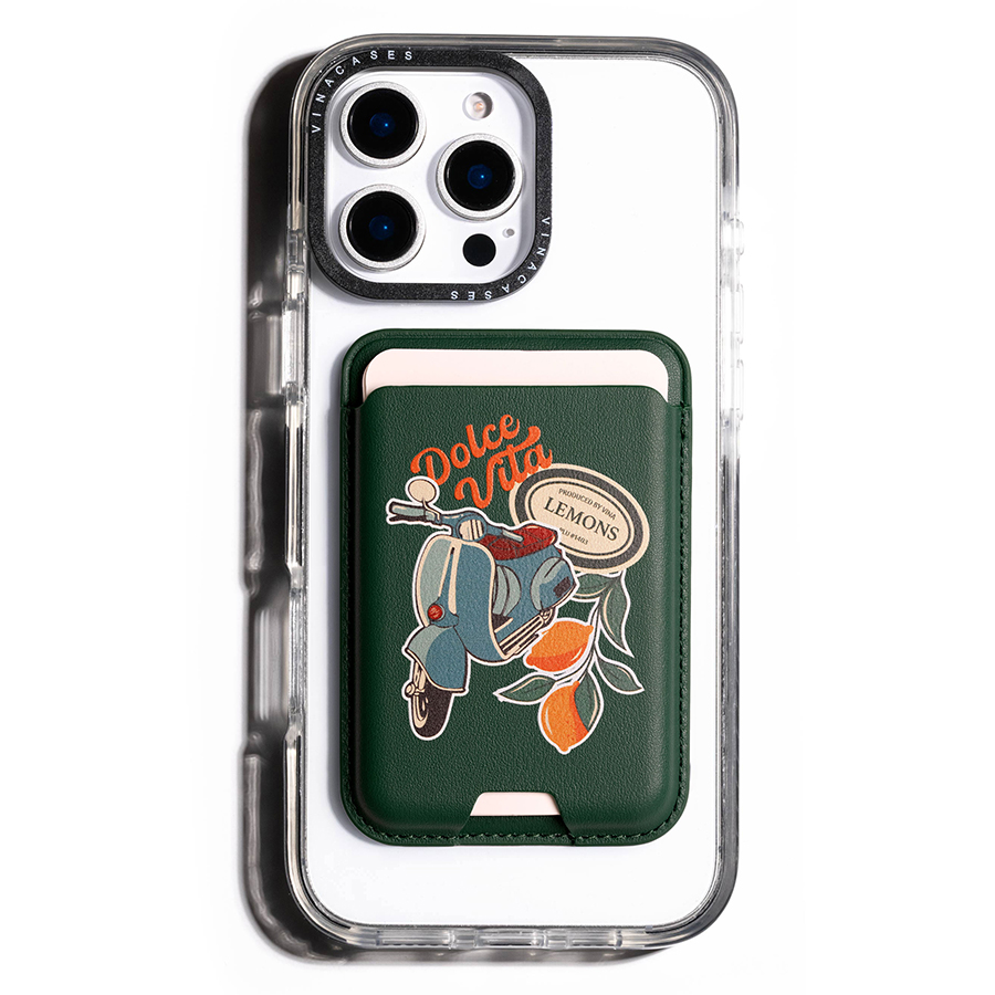 جاکارتی مگسیف چرمی سبز مدل Dolce Vita - Image 2