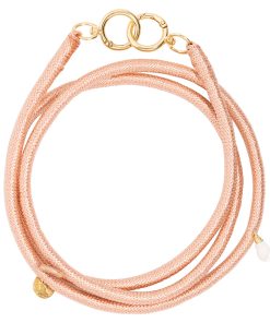 بند دست ساز مدل بافت گلبهی و صدف