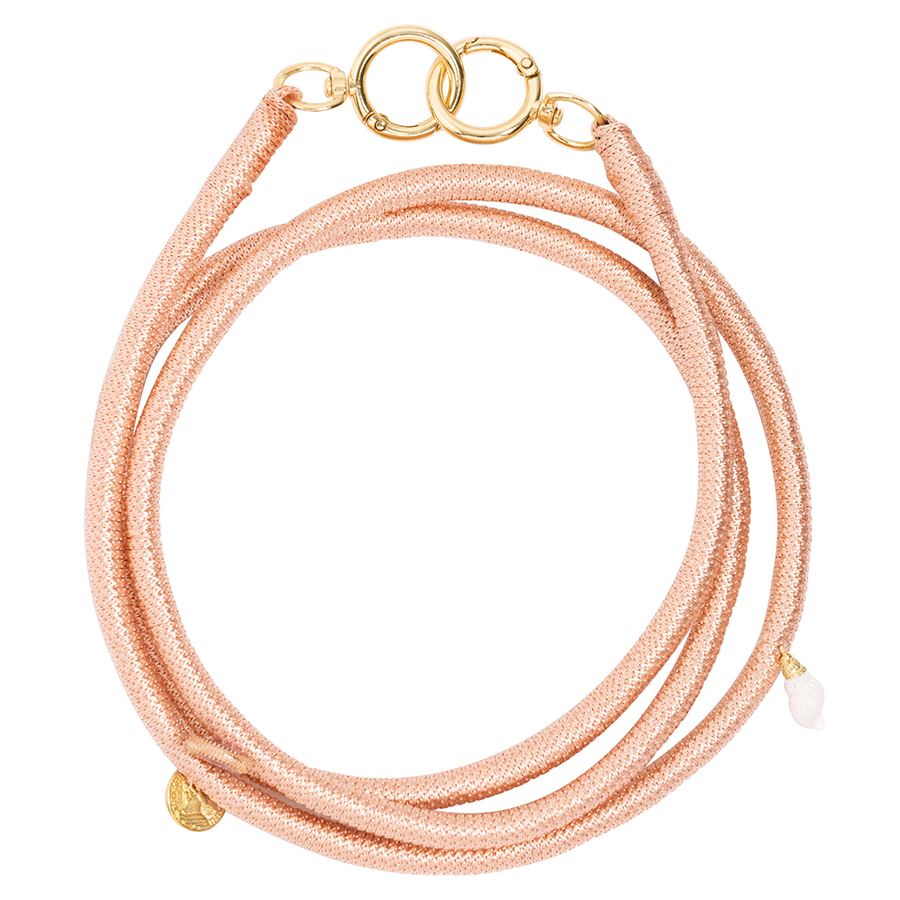 بند دست ساز مدل بافت گلبهی و صدف