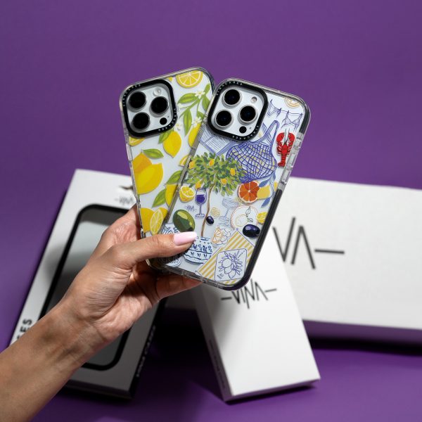 قاب آیفون 16پرومکس با طرح های رنگی و دخترانه مخصوص تابستان همراه با بسته بندی 