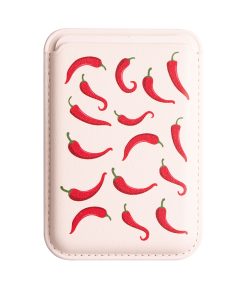 جاکارتی مگسیف چرمی سفید مدل Chili