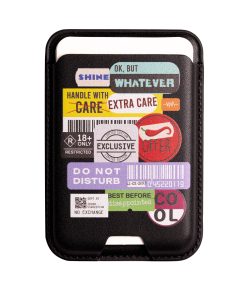 جاکارتی مگسیف چرمی مشکی مدل No Exchange