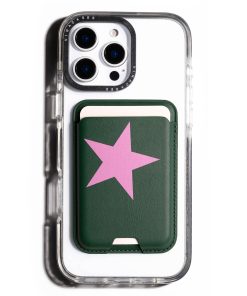 Alternative view of جاکارتی مگسیف چرمی سبز مدل Vina x Vace - Pink Star