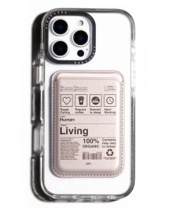 Alternative view of جاکارتی مگسیف چرمی نقره ای مدل Human