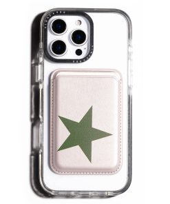 Alternative view of جاکارتی مگسیف چرمی نقره ای مدل Vina x Vace - Green Star