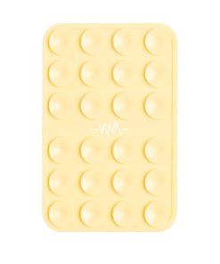 نگهدارنده چسبونکی سیلیکونی موبایل رنگ زرد لیمویی