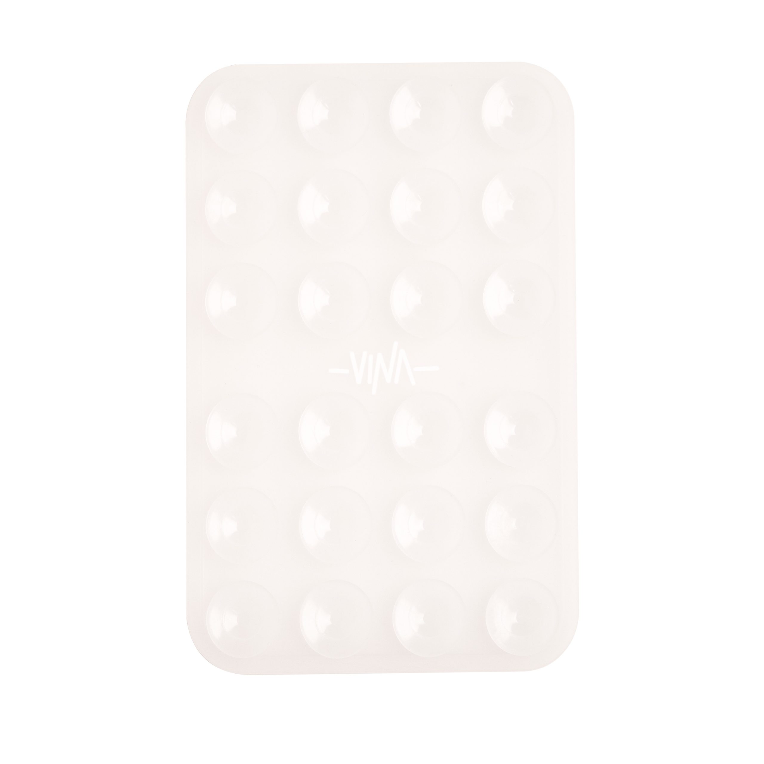 نگهدارنده چسبونکی سیلیکونی موبایل رنگ سفید شفاف