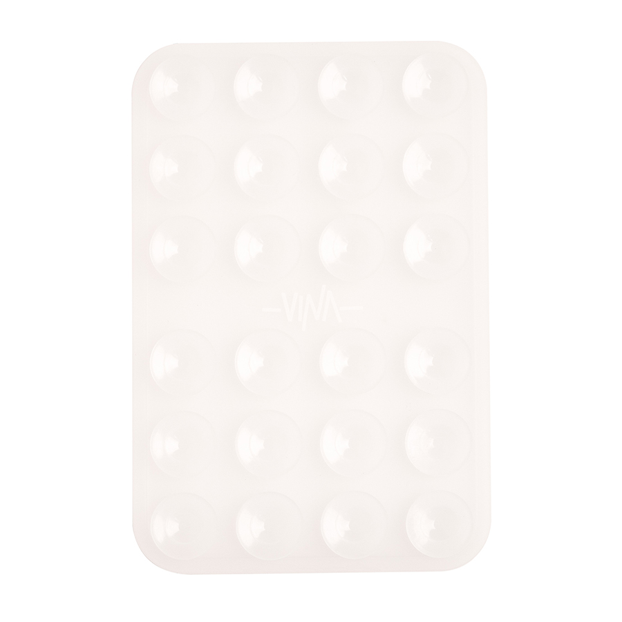 نگهدارنده چسبونکی سیلیکونی موبایل رنگ سفید شفاف