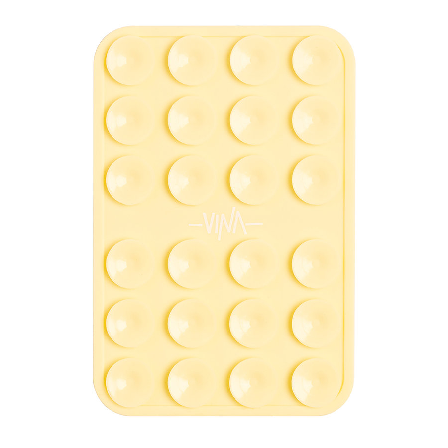 نگهدارنده چسبونکی سیلیکونی موبایل رنگ زرد لیمویی