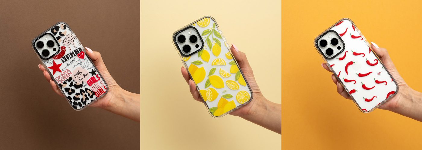 قاب های سبک آیفون با طرح های رنگارنگ و بامزه در موقعیت های مختلف