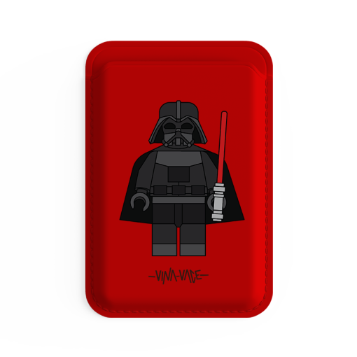 جاکارتی مگسیف چرمی قرمز مدل Vina x Vace - Darth vader