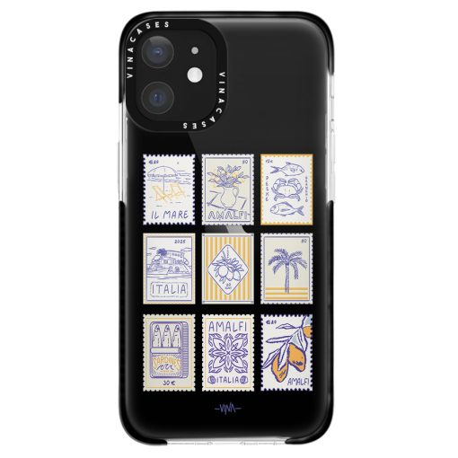 قاب ضد ضربه آیفون وینا مدل Italy stamps - Image 28
