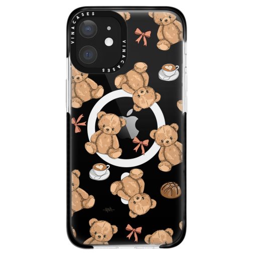 قاب مگسیف ضد ضربه آیفون وینا مدل Teddy Bears - Image 23