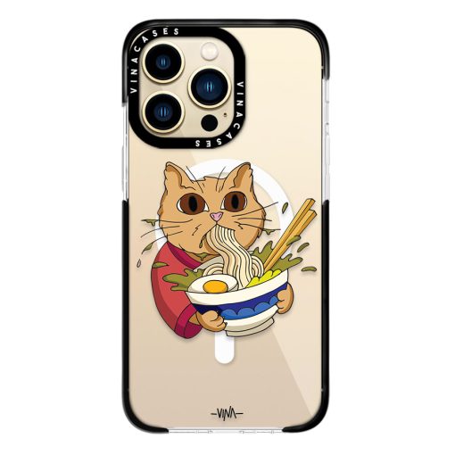 قاب مگسیف ضد ضربه آیفون وینا مدل Chinese Cat - Image 12