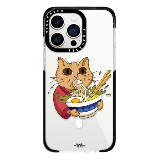 قاب مگسیف ضد ضربه آیفون وینا مدل Chinese Cat - Image 11