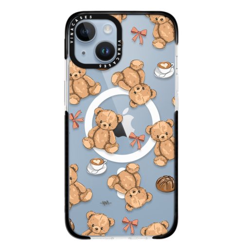 قاب مگسیف ضد ضربه آیفون وینا مدل Teddy Bears - Image 11
