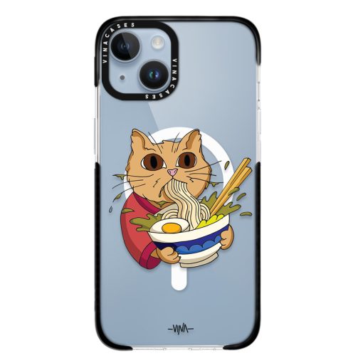 قاب مگسیف ضد ضربه آیفون وینا مدل Chinese Cat - Image 10