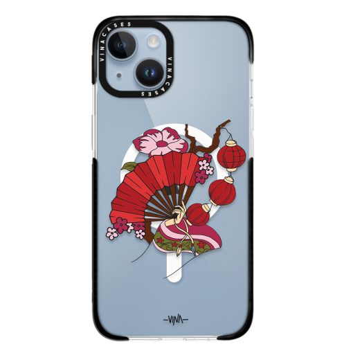 قاب مگسیف ضد ضربه آیفون وینا مدل Chinese Fan - Image 10