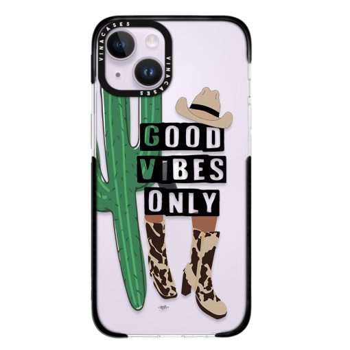 قاب ضد ضربه آیفون وینا مدل Good Vibes And Boots - Image 12