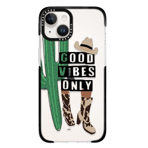 قاب ضد ضربه آیفون وینا مدل Good Vibes And Boots - Image 14