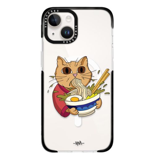 قاب مگسیف ضد ضربه آیفون وینا مدل Chinese Cat - Image 9
