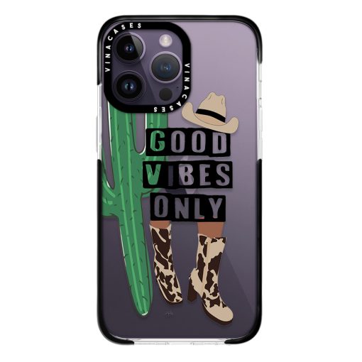 قاب ضد ضربه آیفون وینا مدل Good Vibes And Boots - Image 3