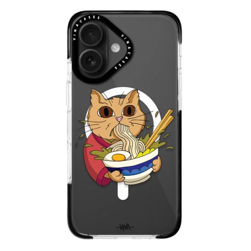 قاب مگسیف ضد ضربه آیفون وینا مدل Chinese Cat - Image 5