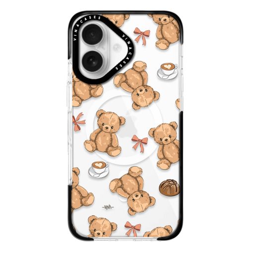 قاب مگسیف ضد ضربه آیفون وینا مدل Teddy Bears - Image 5