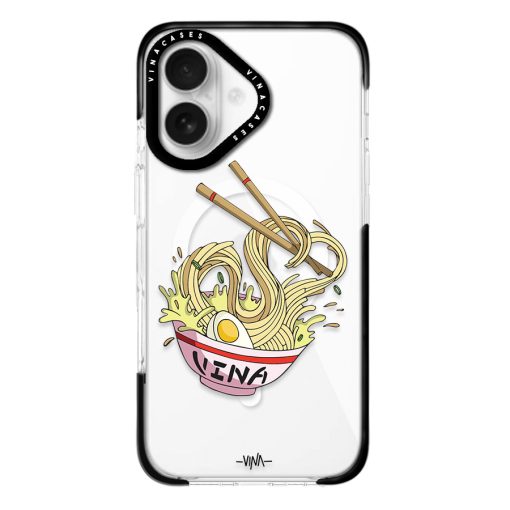 قاب مگسیف ضد ضربه آیفون وینا مدل Chinese Ramen - Image 4