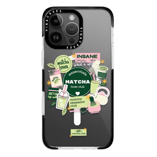 قاب مگسیف ضد ضربه آیفون وینا مدل Matcha Club