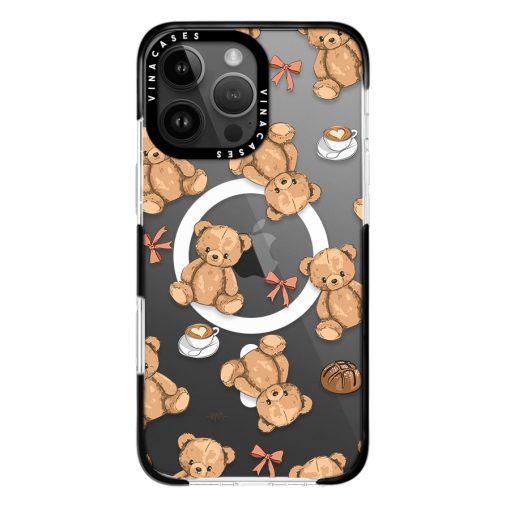قاب مگسیف ضد ضربه آیفون وینا مدل Teddy Bears