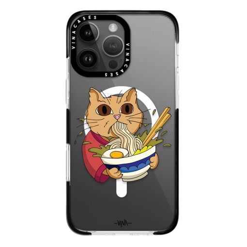 قاب مگسیف ضد ضربه آیفون وینا مدل Chinese Cat - Image 2