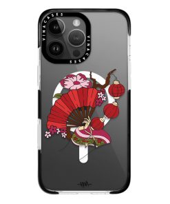 Alternative view of قاب مگسیف ضد ضربه آیفون وینا مدل Chinese Fan