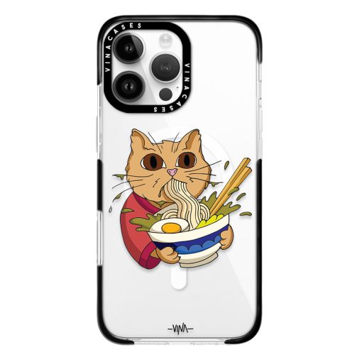 قاب مگسیف ضد ضربه آیفون وینا مدل Chinese Cat