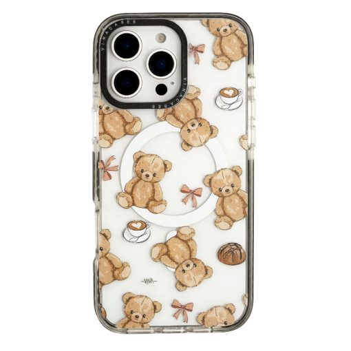 قاب مگسیف ضد ضربه آیفون وینا مدل Teddy Bears - Image 2