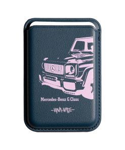 جاکارتی مگسیف چرمی سرمه ای مدل Vina x Vace - G wagon