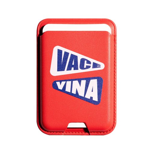 جاکارتی مگسیف چرمی قرمز مدل Vina x Vace - Vina vace flag