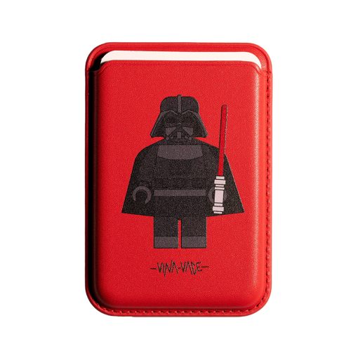 جاکارتی مگسیف چرمی قرمز مدل Vina x Vace - Darth vader