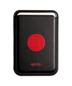 جاکارتی مگسیف چرمی مشکی مدل Vina x Vace - Japan flag