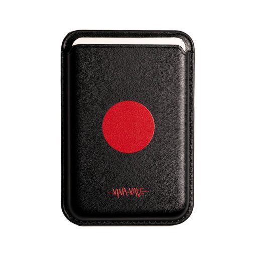 جاکارتی مگسیف چرمی مشکی مدل Vina x Vace - Japan flag