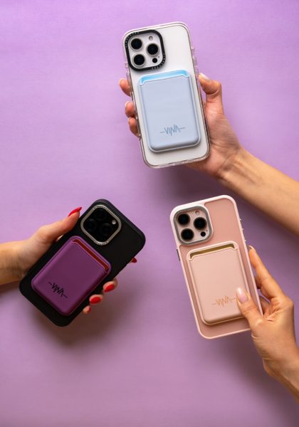 جاکارتی سیلیکونی ویناکیس رنگ خاکستری ضدآب، بنفش، صورتی، آبی